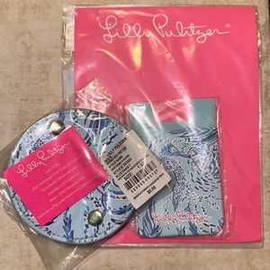 NWT Lilly Pulitzer Phone Card Case and Cord Keeper